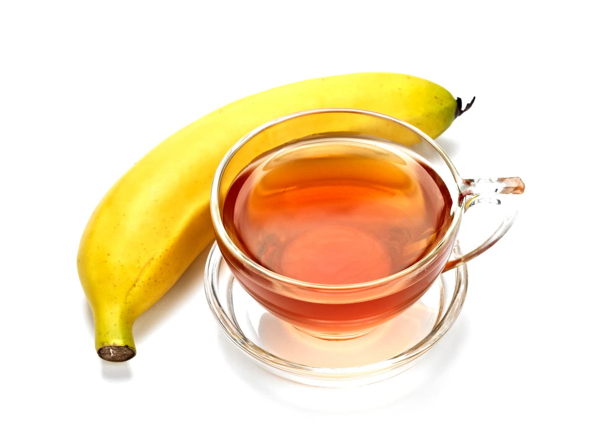 chá de banana para emagrecimento